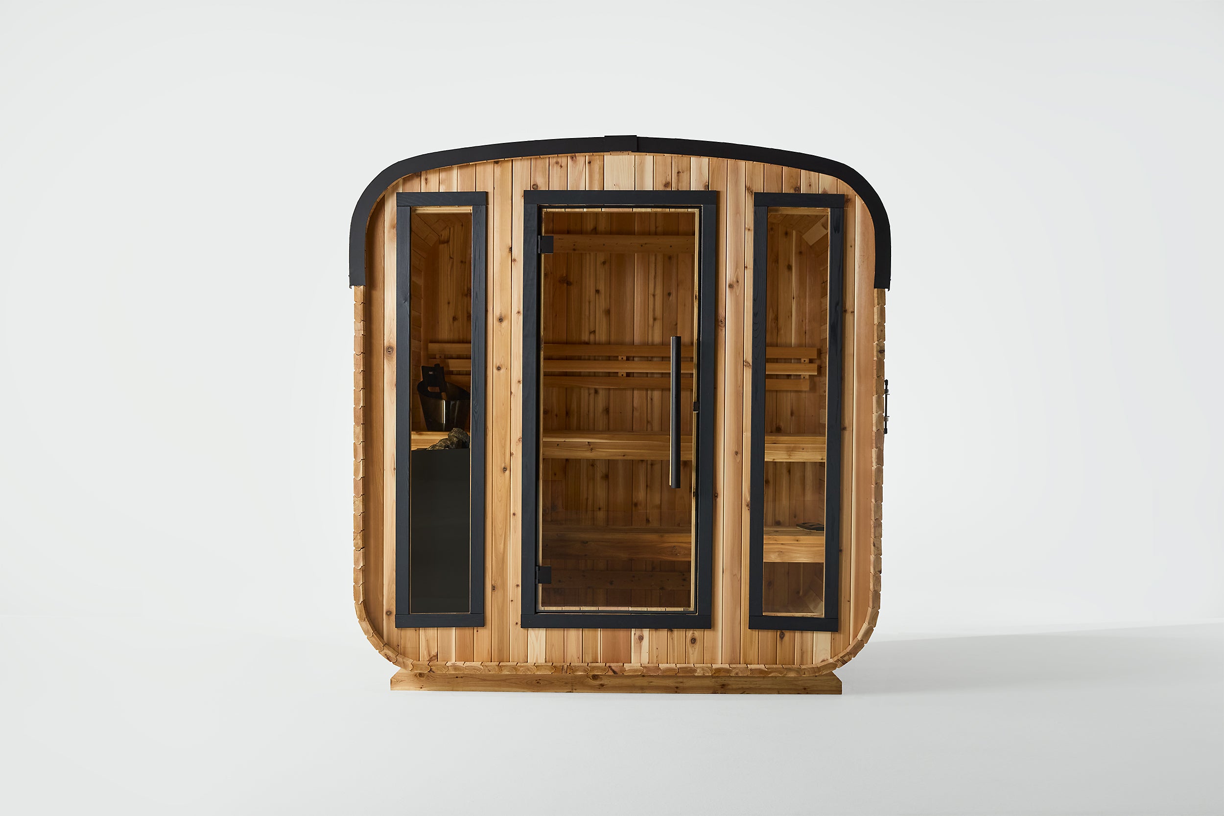 BlackWater 4 Person Cube Sauna - Outdoor Saunas