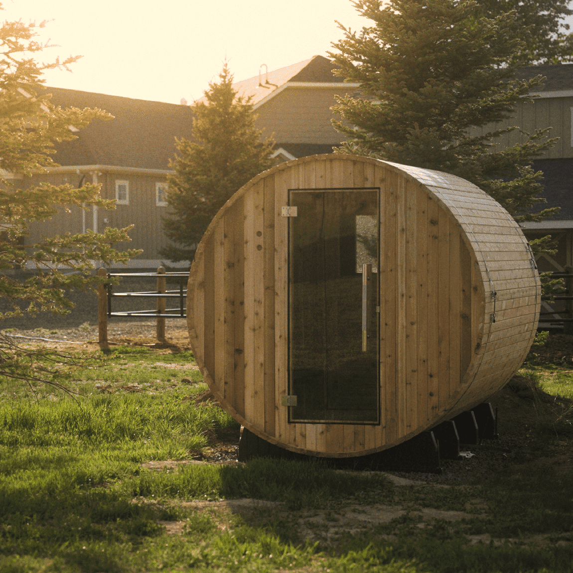Shenandoah 4 Person Barrel Sauna