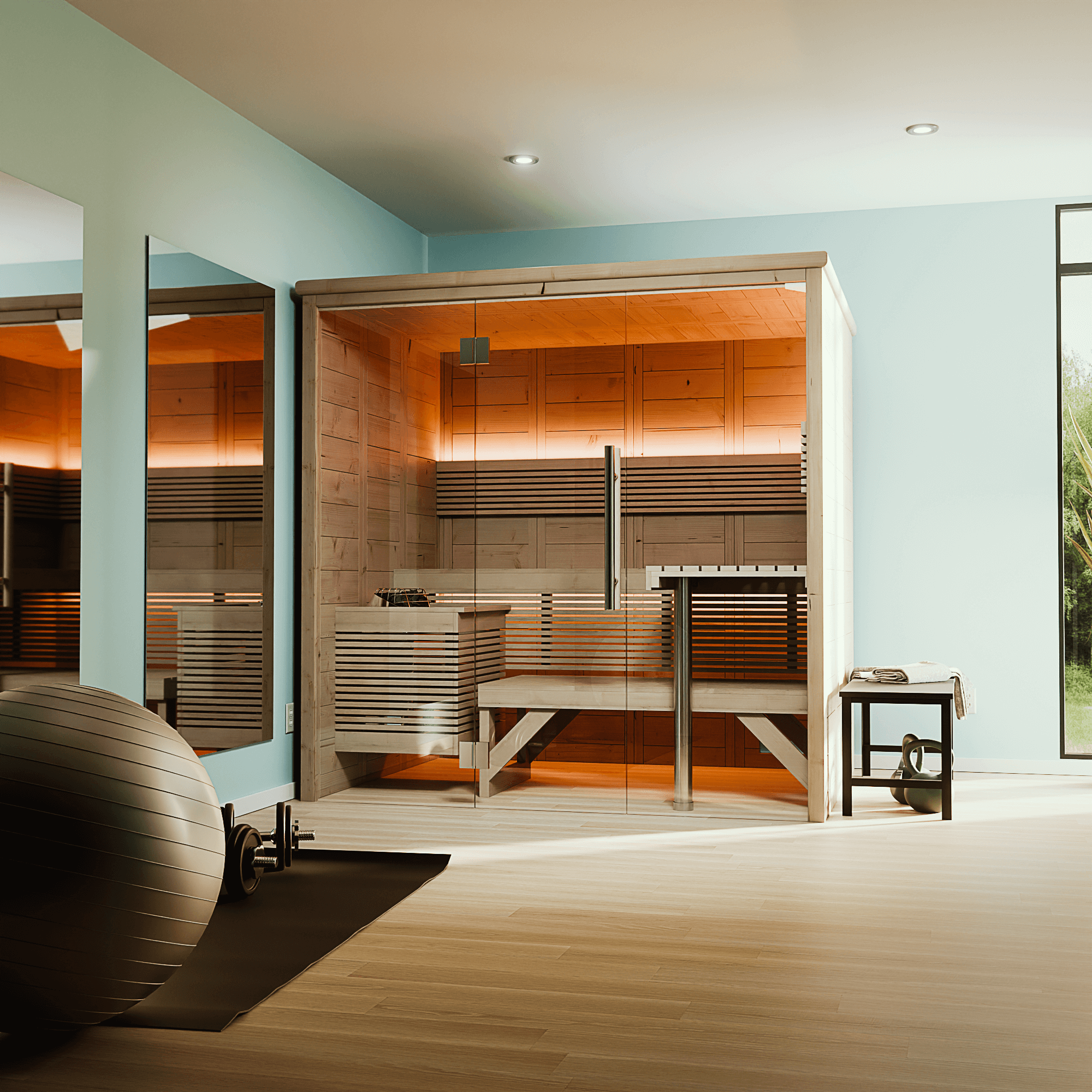 Everwood Indoor Sauna — Heritage Collection
