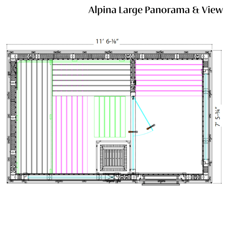 Alpina Outdoor Sauna — Heritage Collection