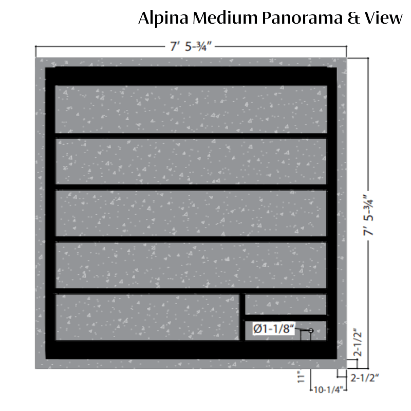 Alpina Outdoor Sauna — Heritage Collection
