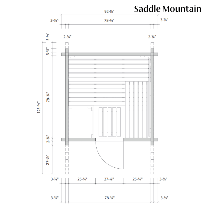 Saddle Mountain Outdoor Sauna — Heritage Collection