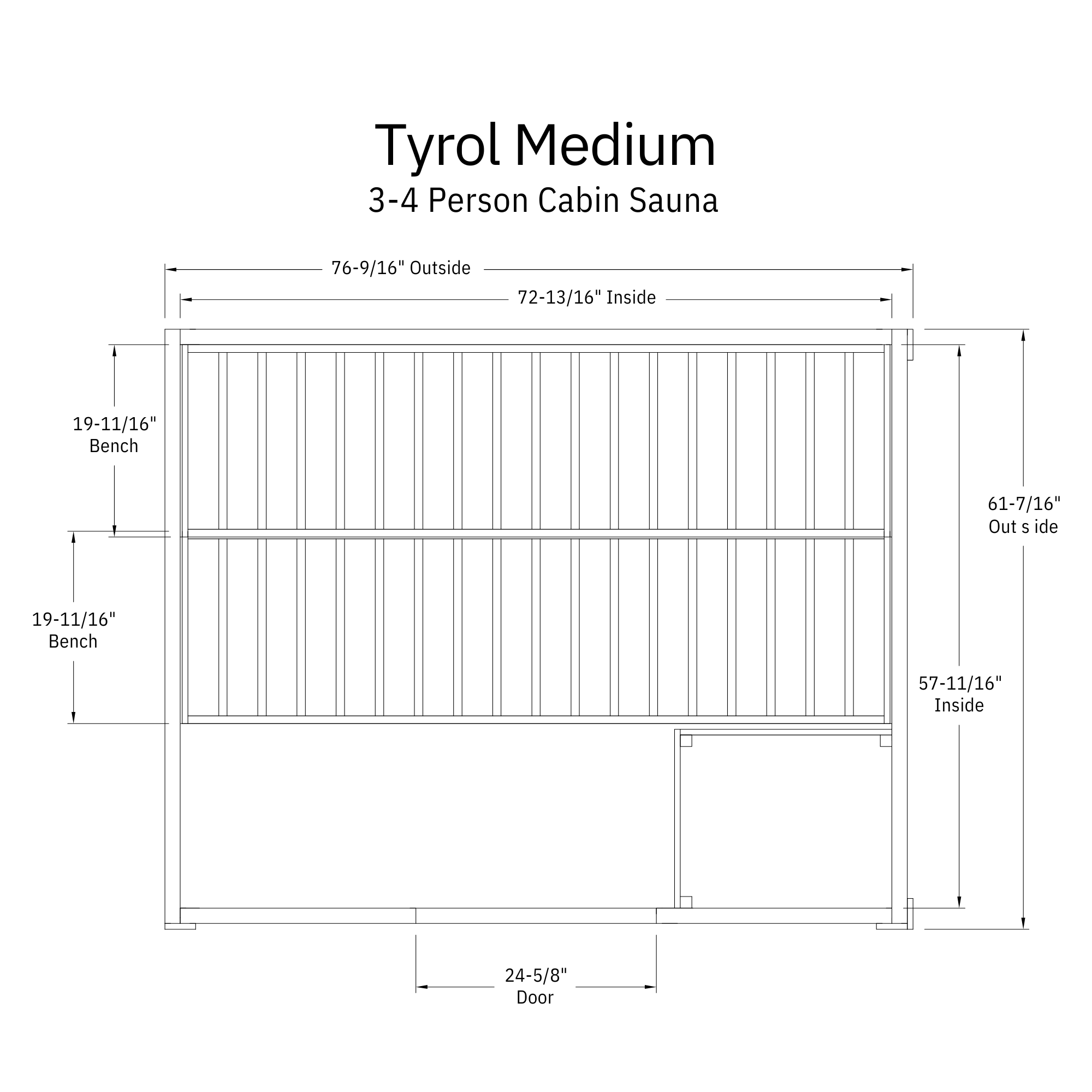 Tyrol Indoor Sauna — Heritage Collection
