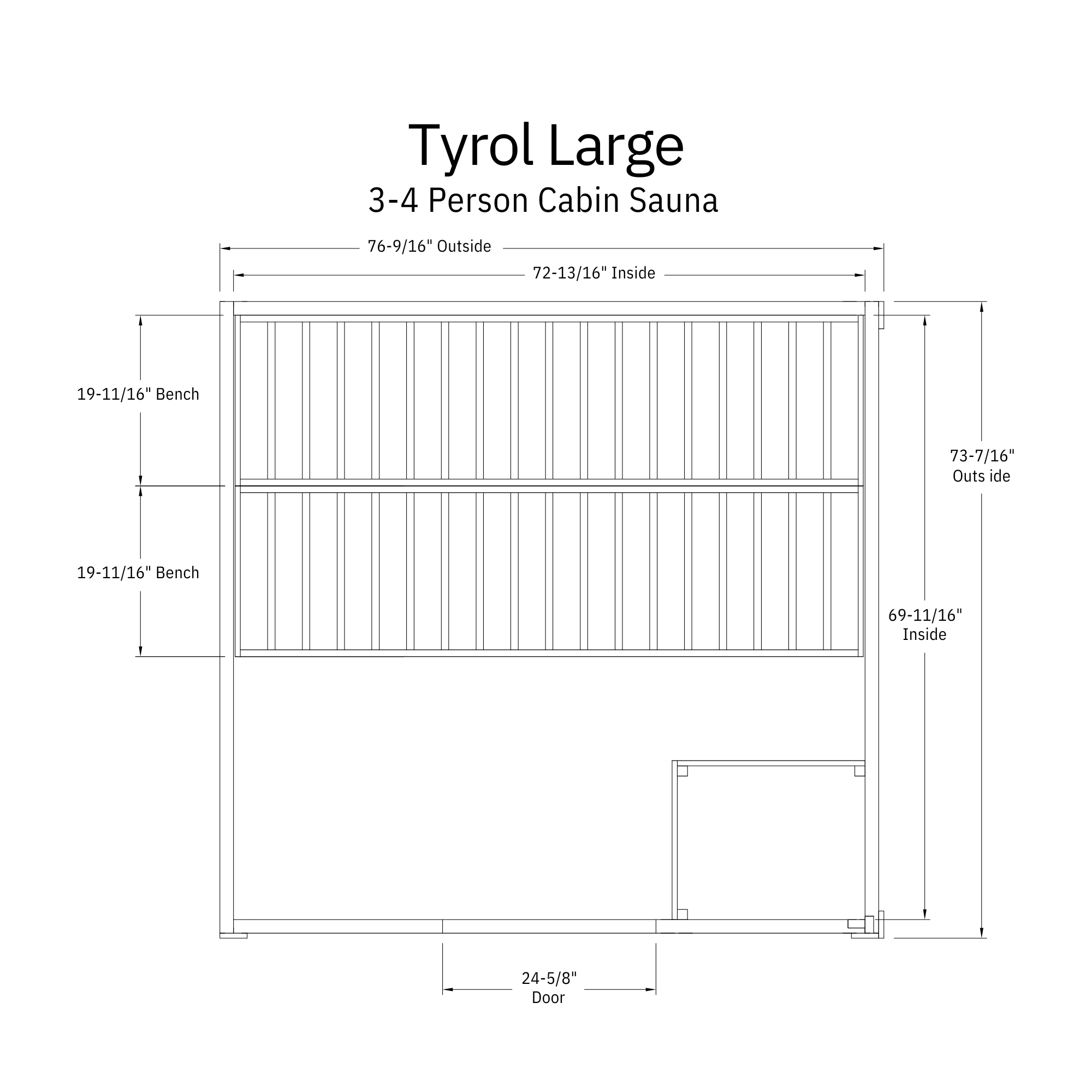 Tyrol Indoor Sauna — Heritage Collection