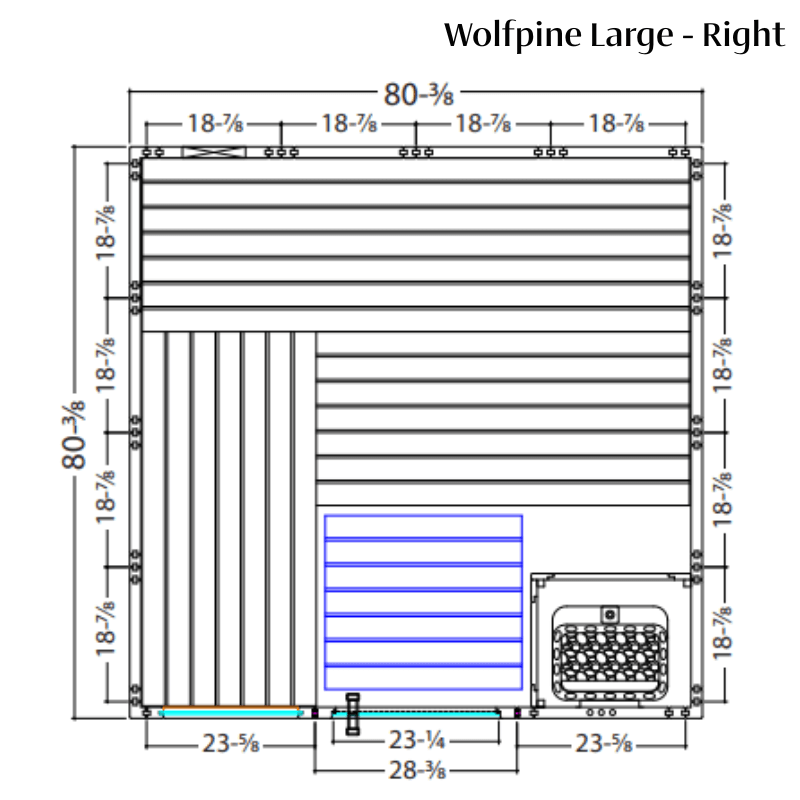 Wolfpine Indoor Sauna — Heritage Collection