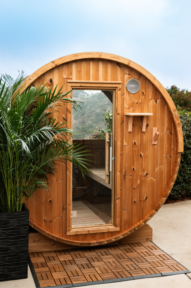 Takoa Half Moon Classic Barrel Sauna — Heritage Collection