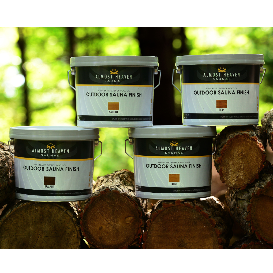 Almost Heaven Exterior Sauna Stain - Natural - Accessories