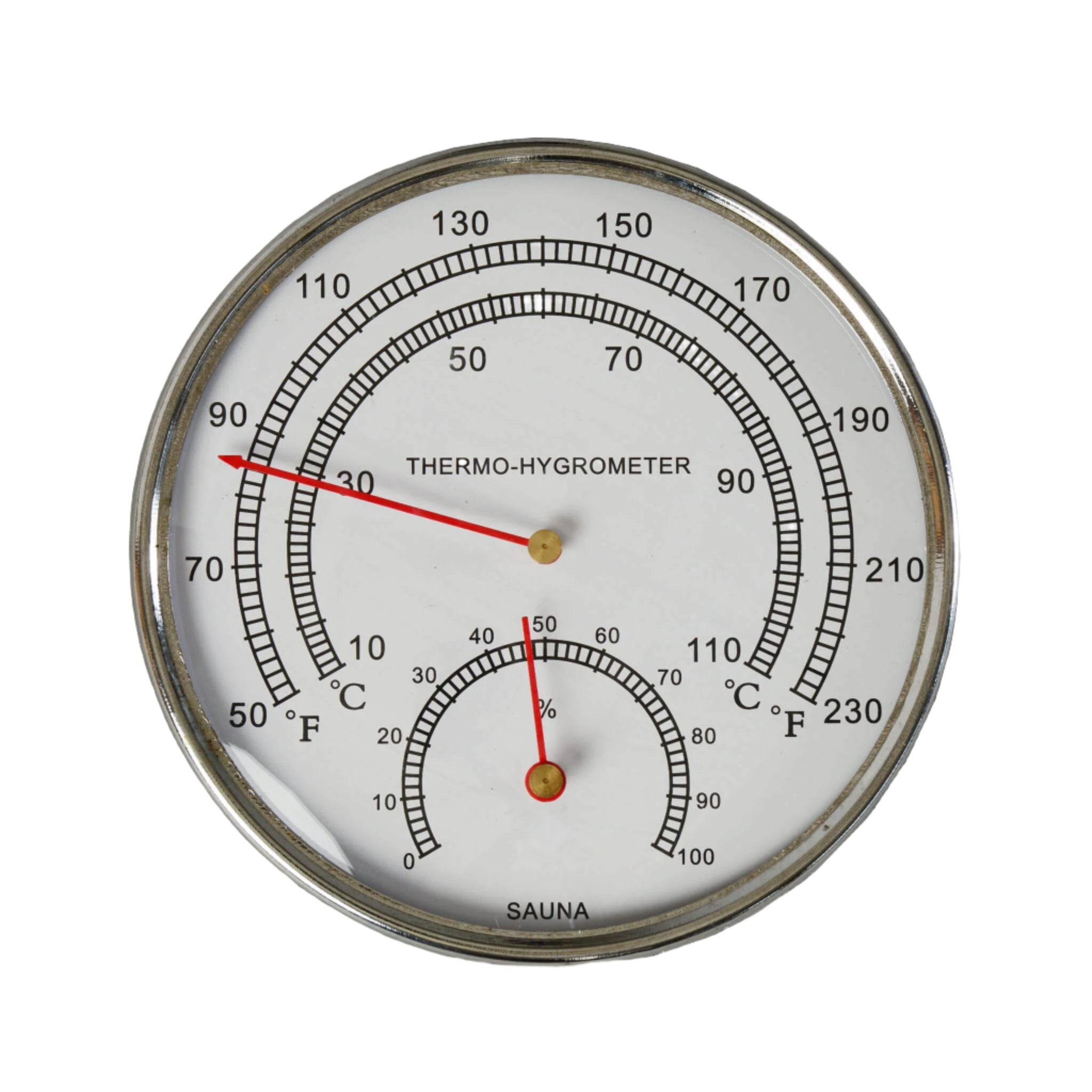 Sauna Thermometer - 4ββ Chrome - Accessories