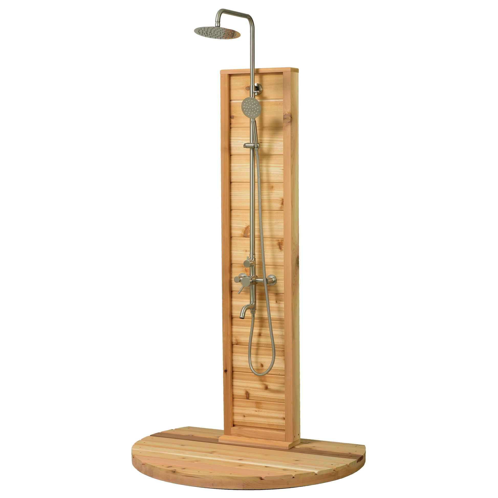 Tower Outdoor Shower - Nickel - Outdoor Showers