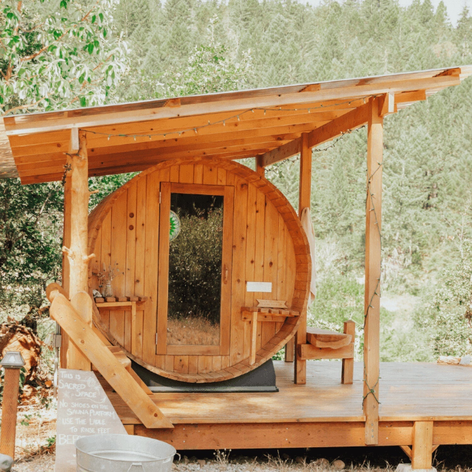 Almost Heaven Outdoor Barrel Sauna