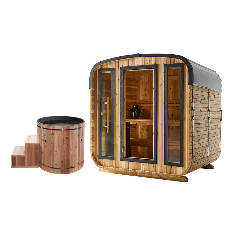 BlackWater Cube Sauna x Glacier Cold Plunge - Sauna Bundles