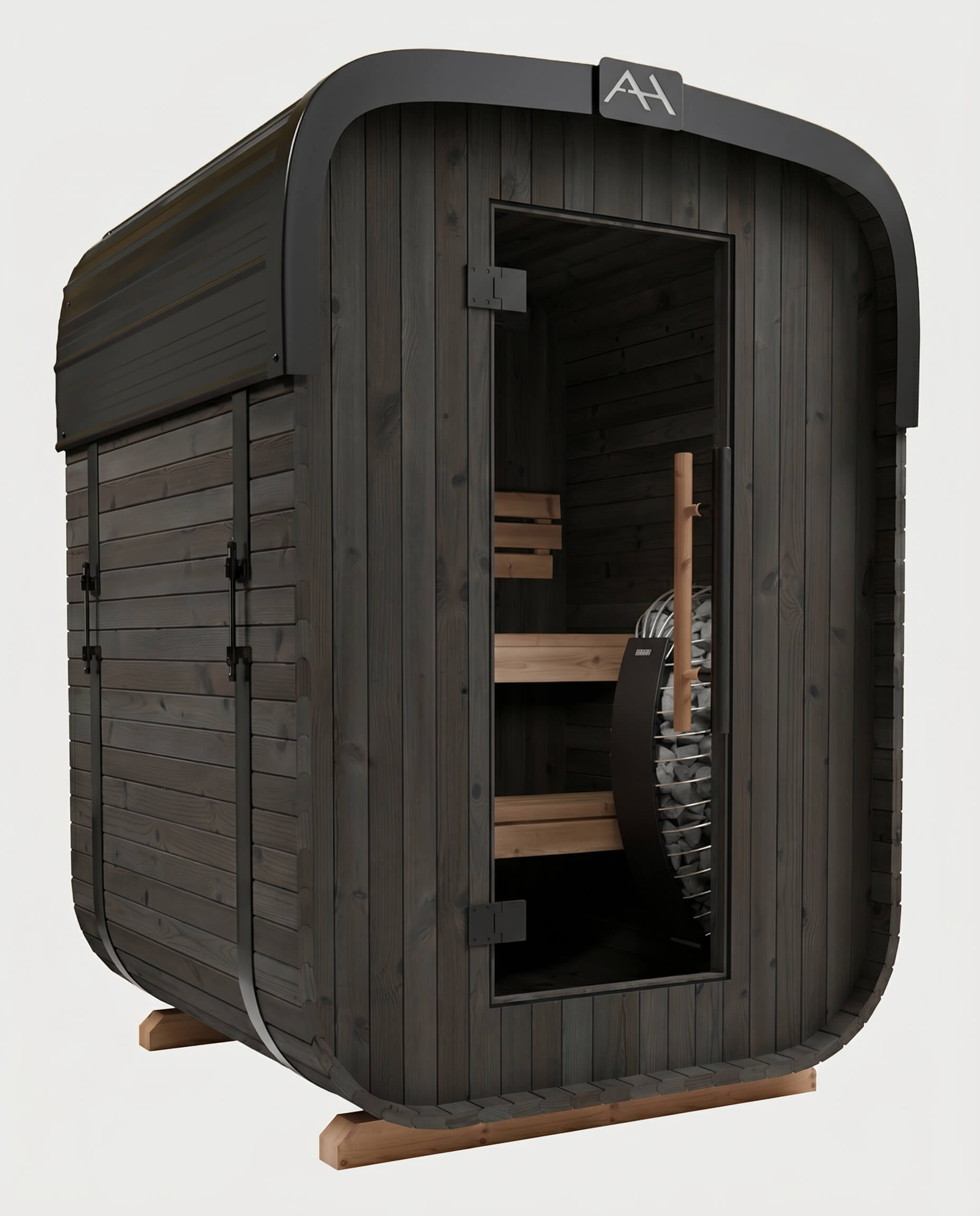 NEW Blackwater 1-2 Person Mini-Cube Sauna - Almost Heaven Saunas