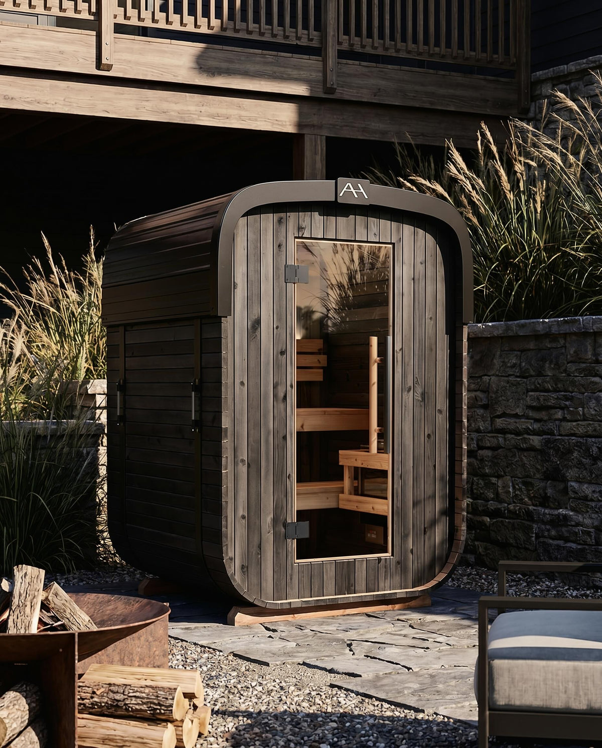 Quick Ship - NEW Blackwater 1-2 Person Mini-Cube Sauna