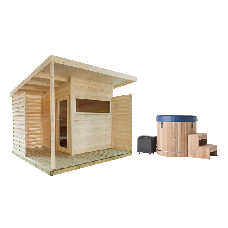 Timberline Cabin Sauna x Polar Cold Plunge - Sauna Bundles