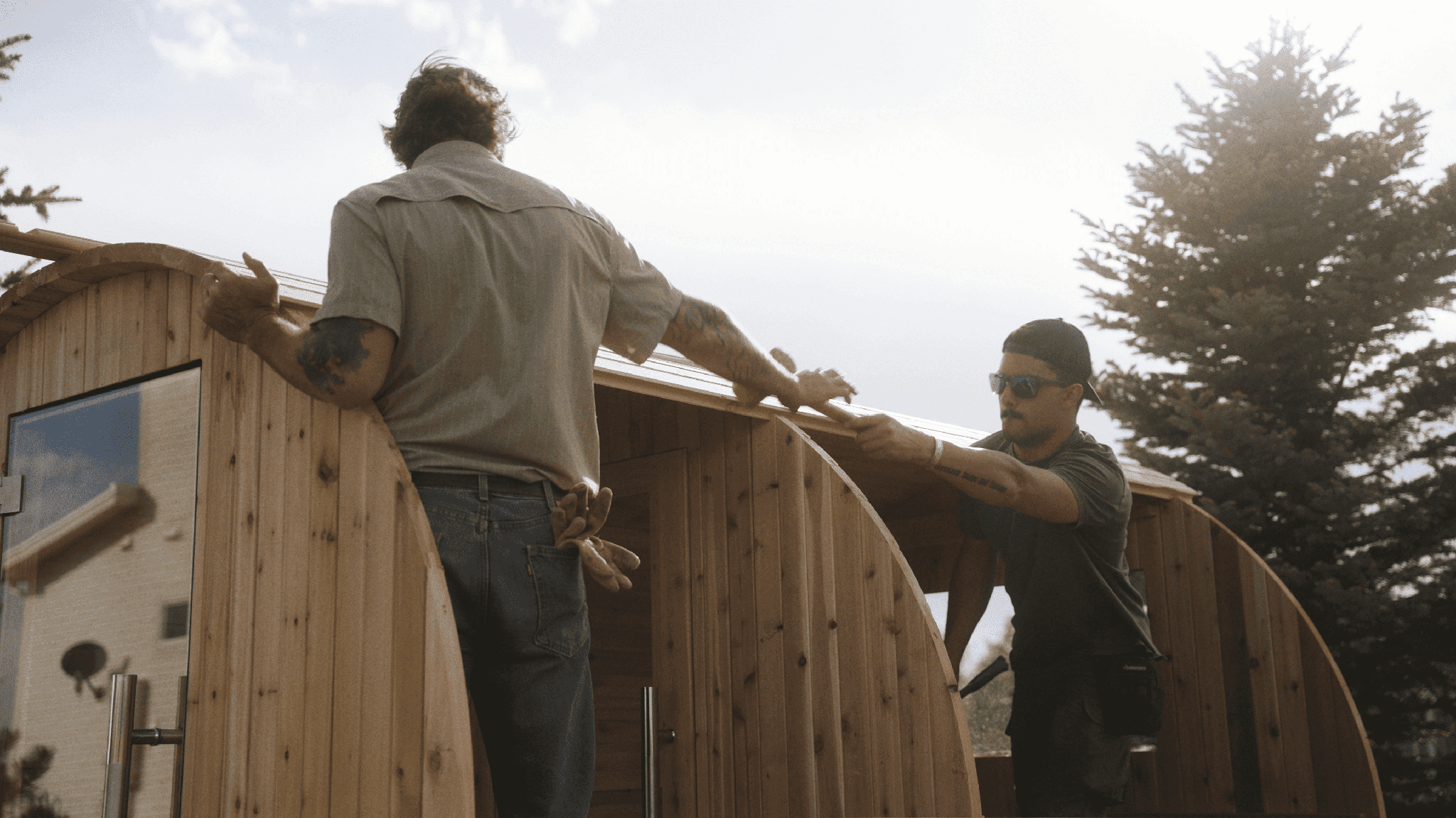 Shenandoah 4 Person Barrel Sauna