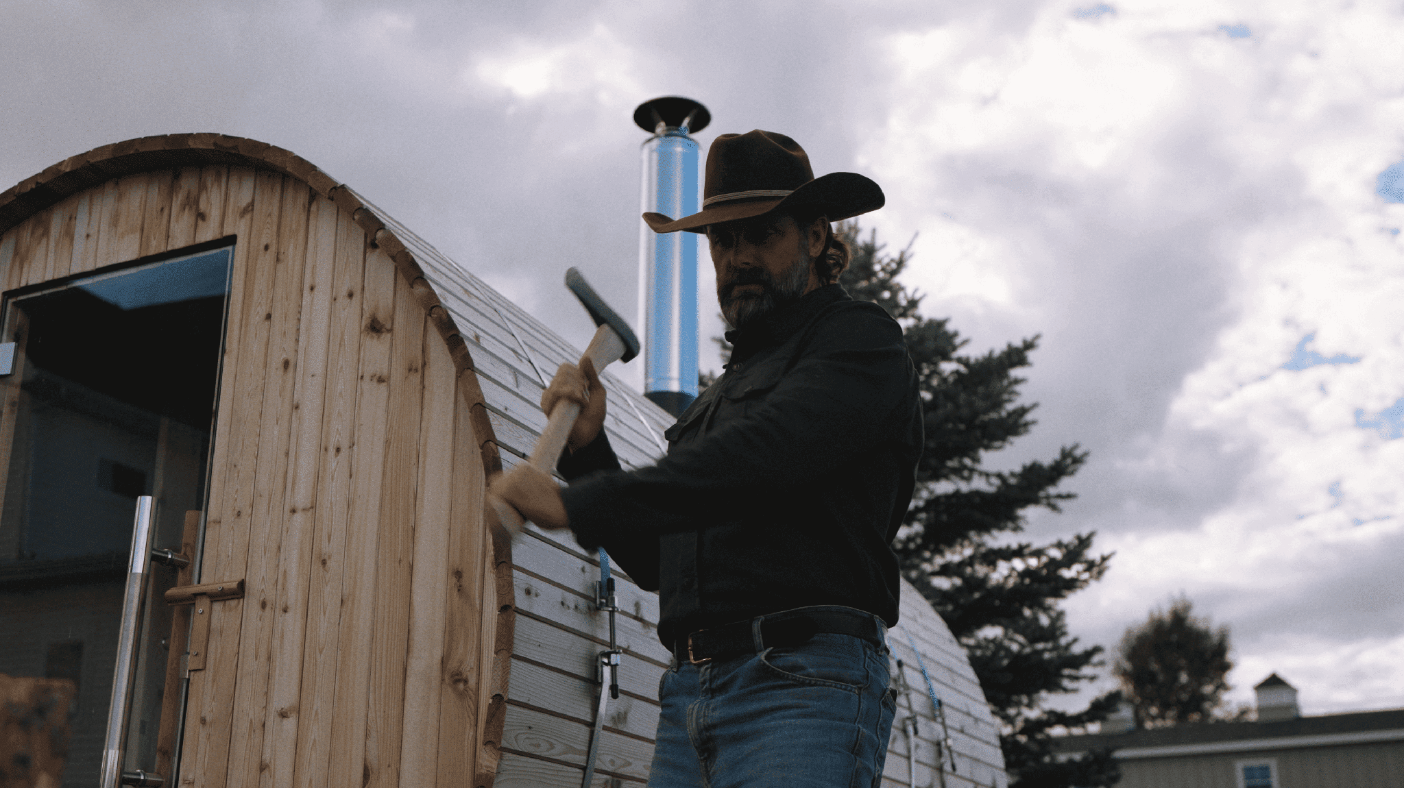 Shenandoah 4 Person Barrel Sauna