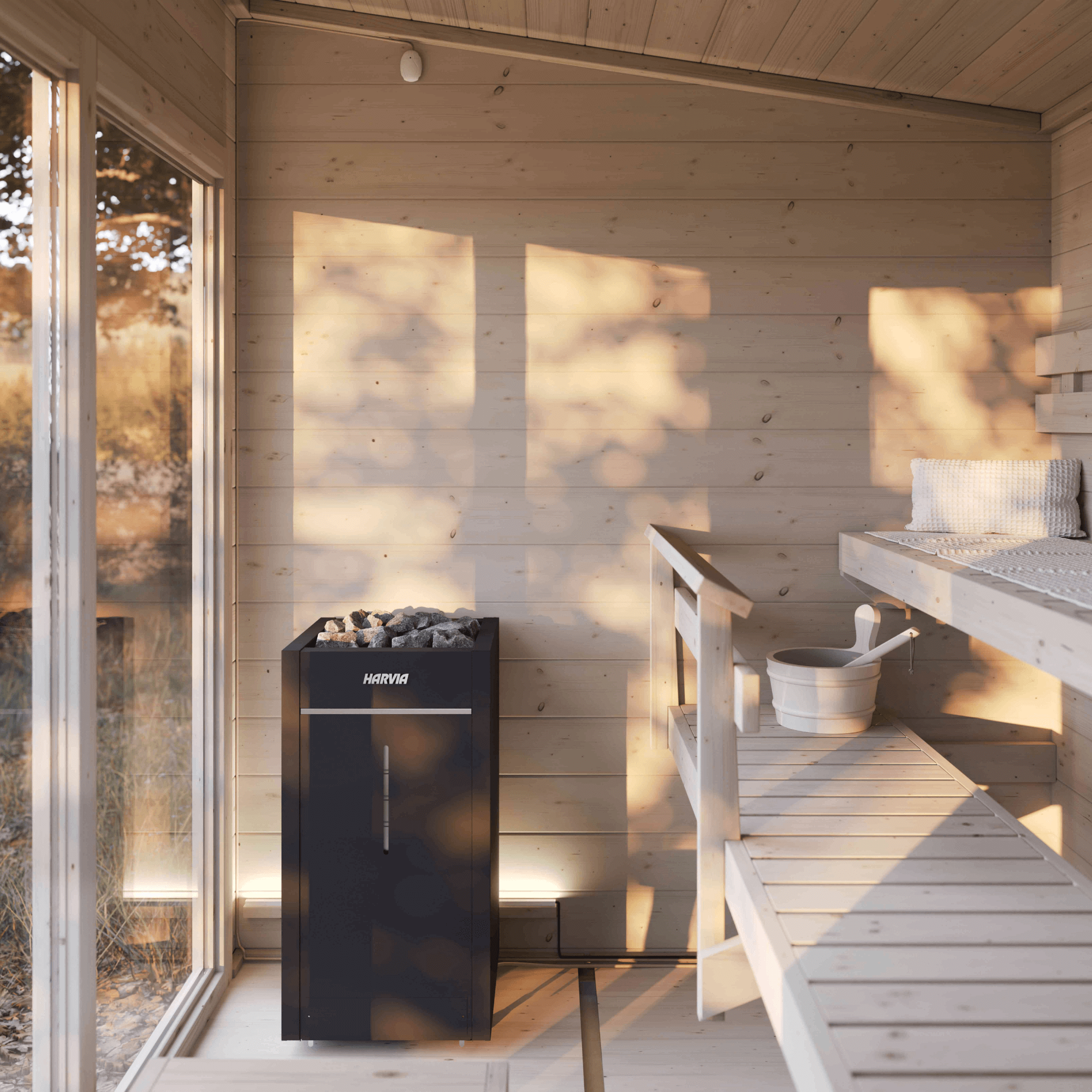 View Outdoor Sauna — Heritage Collection