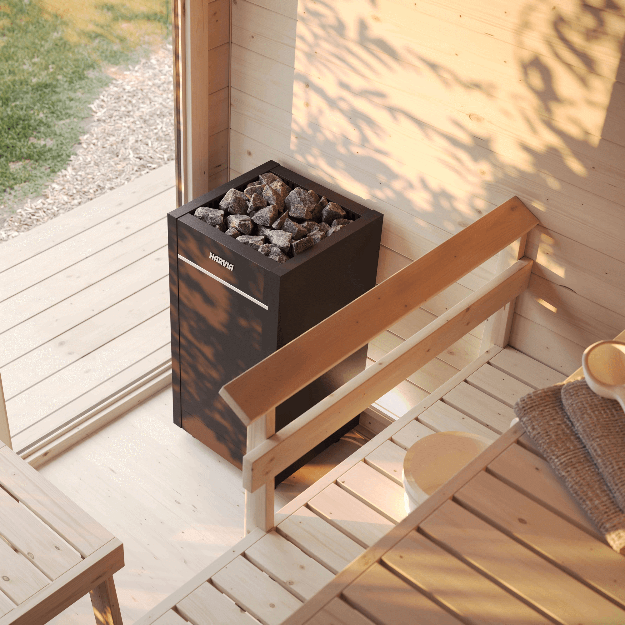 View Outdoor Sauna — Heritage Collection