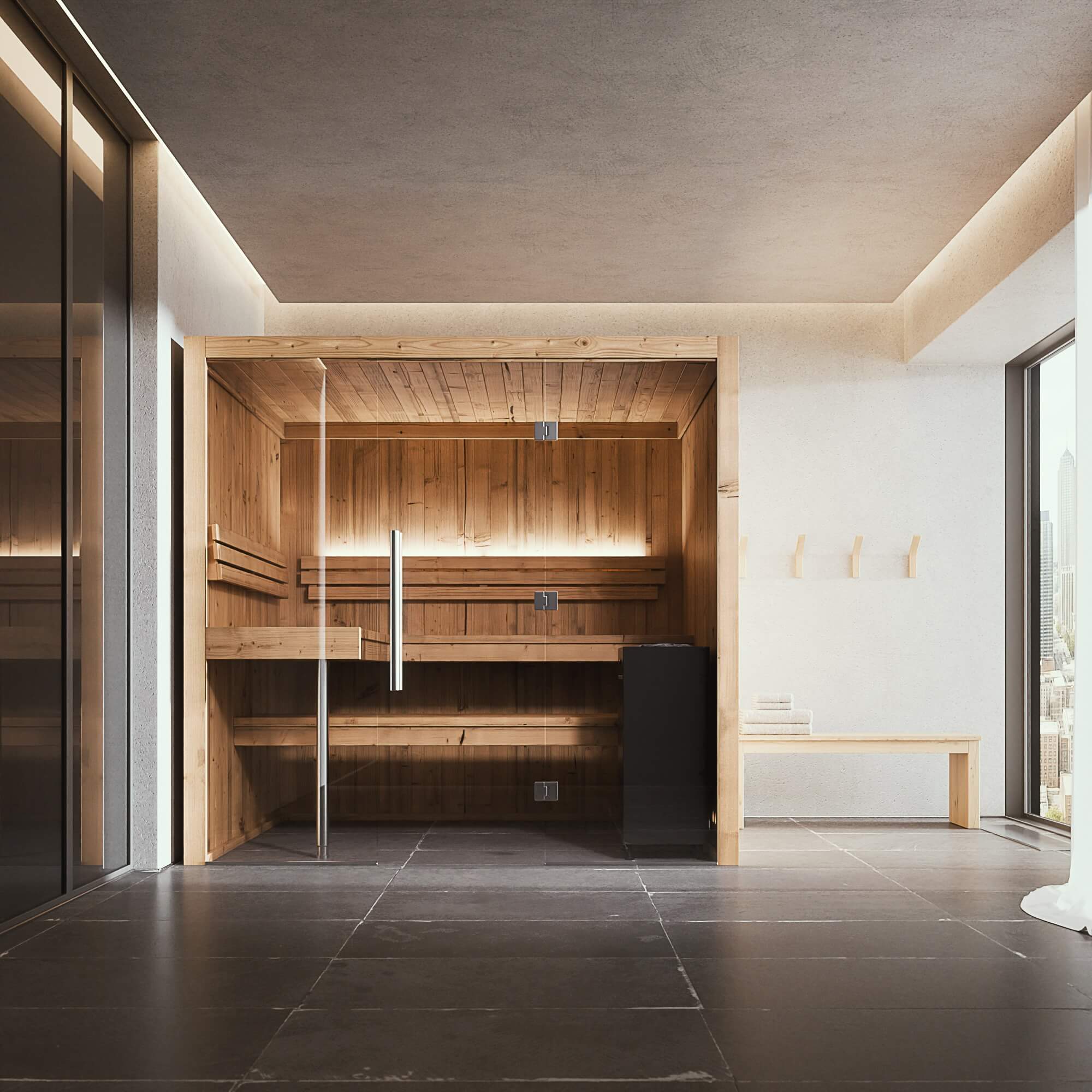 Titan 6 Person Indoor Sauna