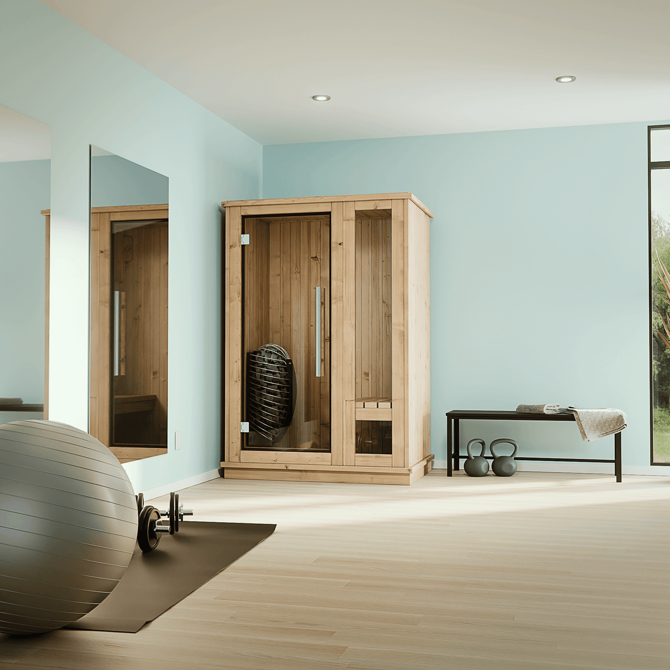 Logan 1 Person Indoor Sauna