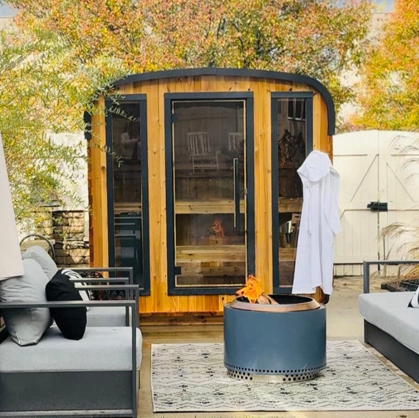 Quick Ship - Blackwater 4 Person Cube Sauna