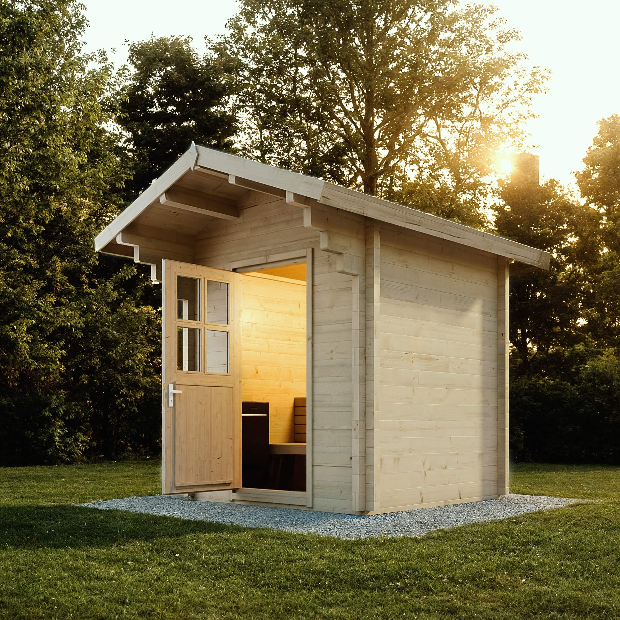 Saddle Mountain Outdoor Sauna — Harvia Collection - Almost Heaven