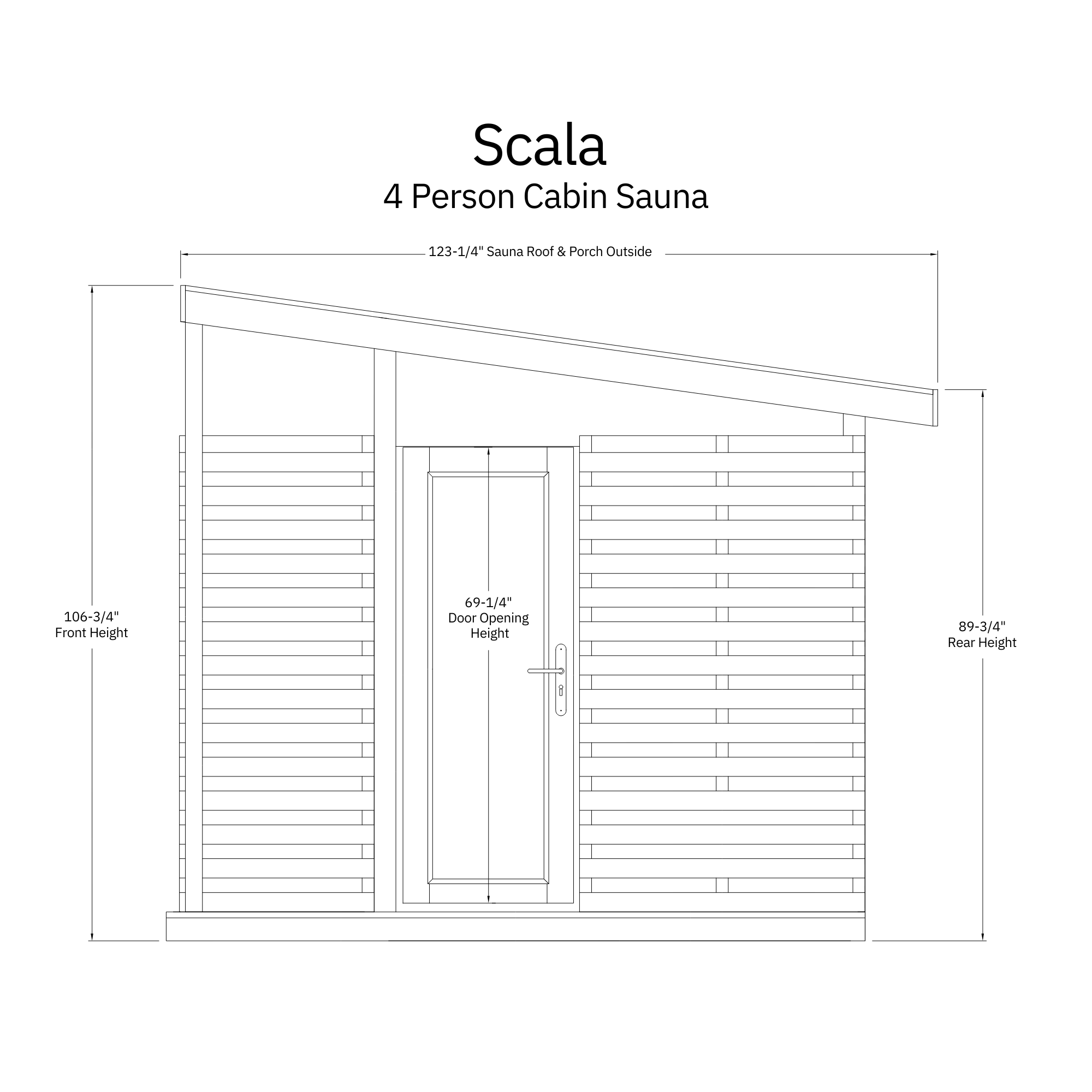 Timberline Outdoor Sauna — Heritage Collection