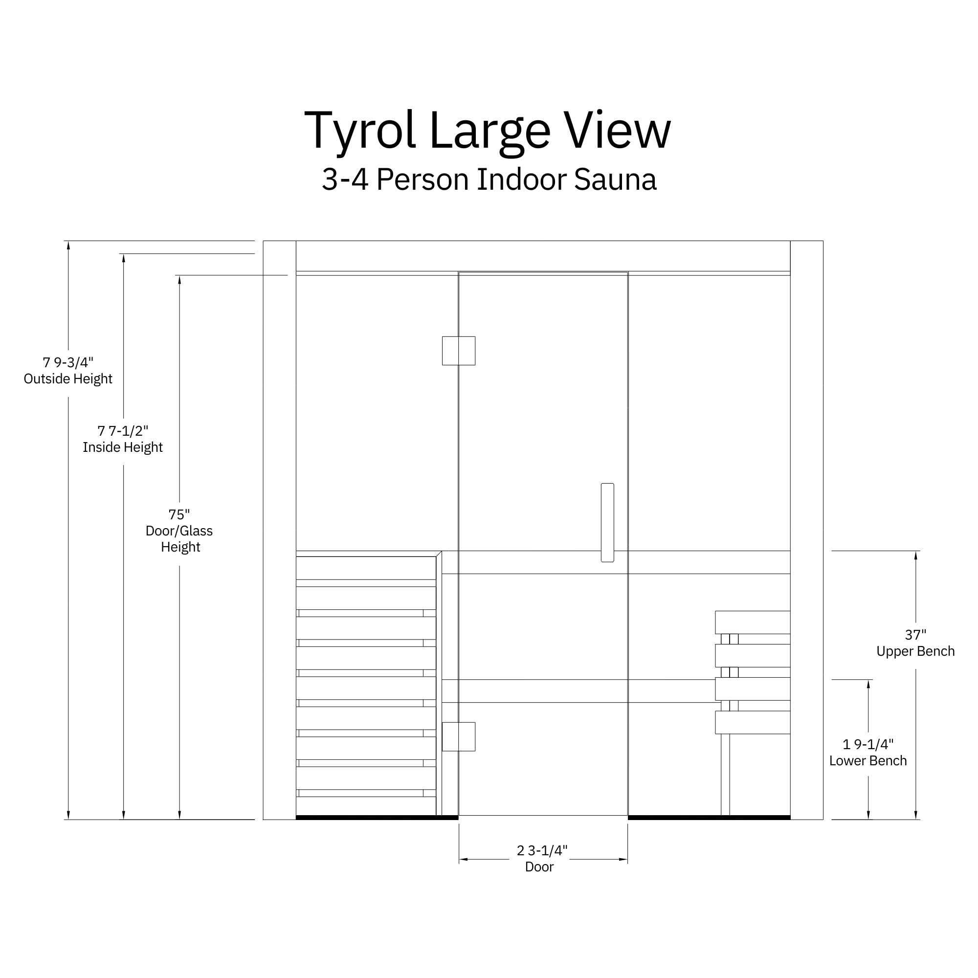 Tyrol Indoor Sauna — Heritage Collection