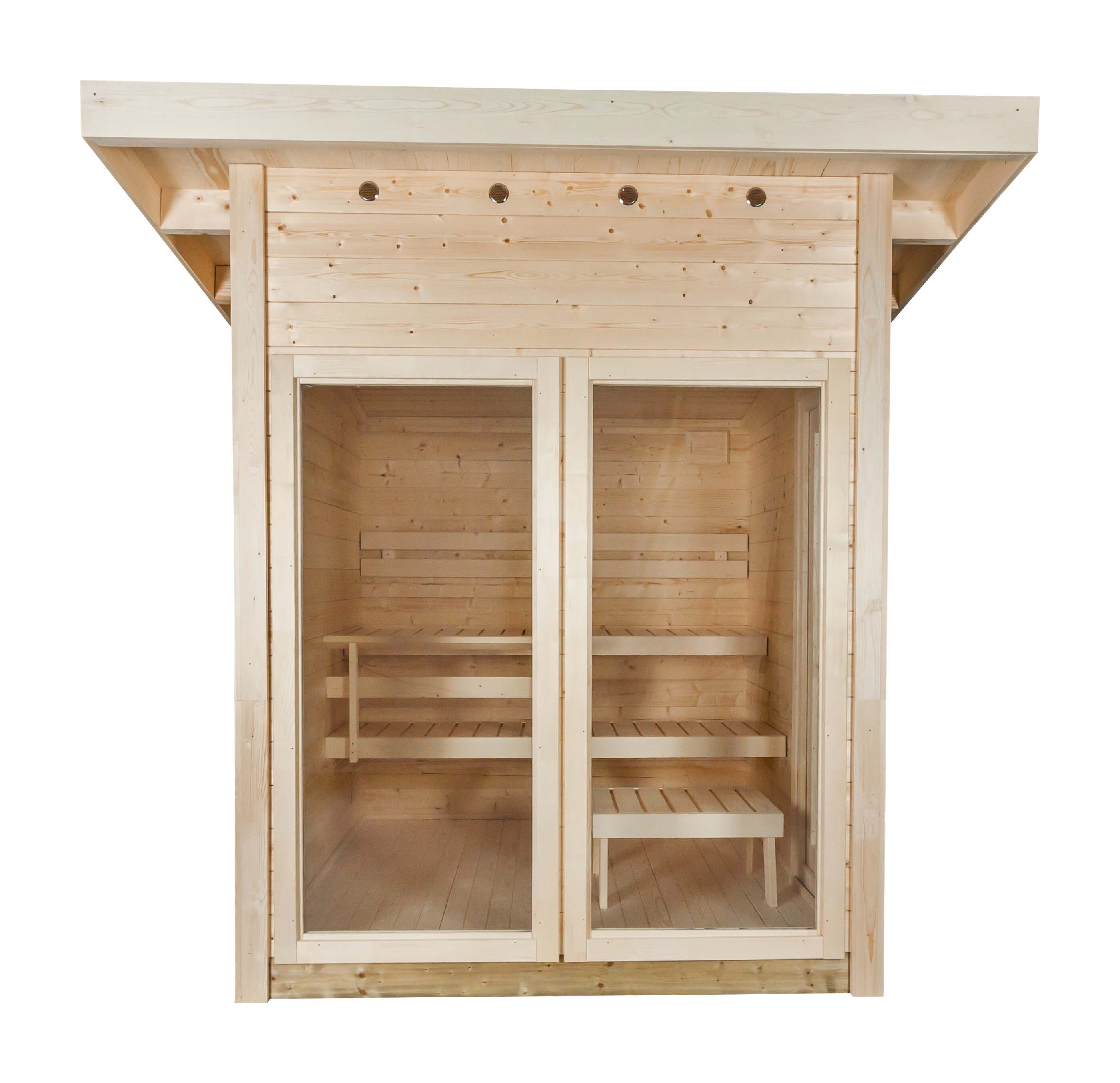 View Outdoor Sauna — Heritage Collection