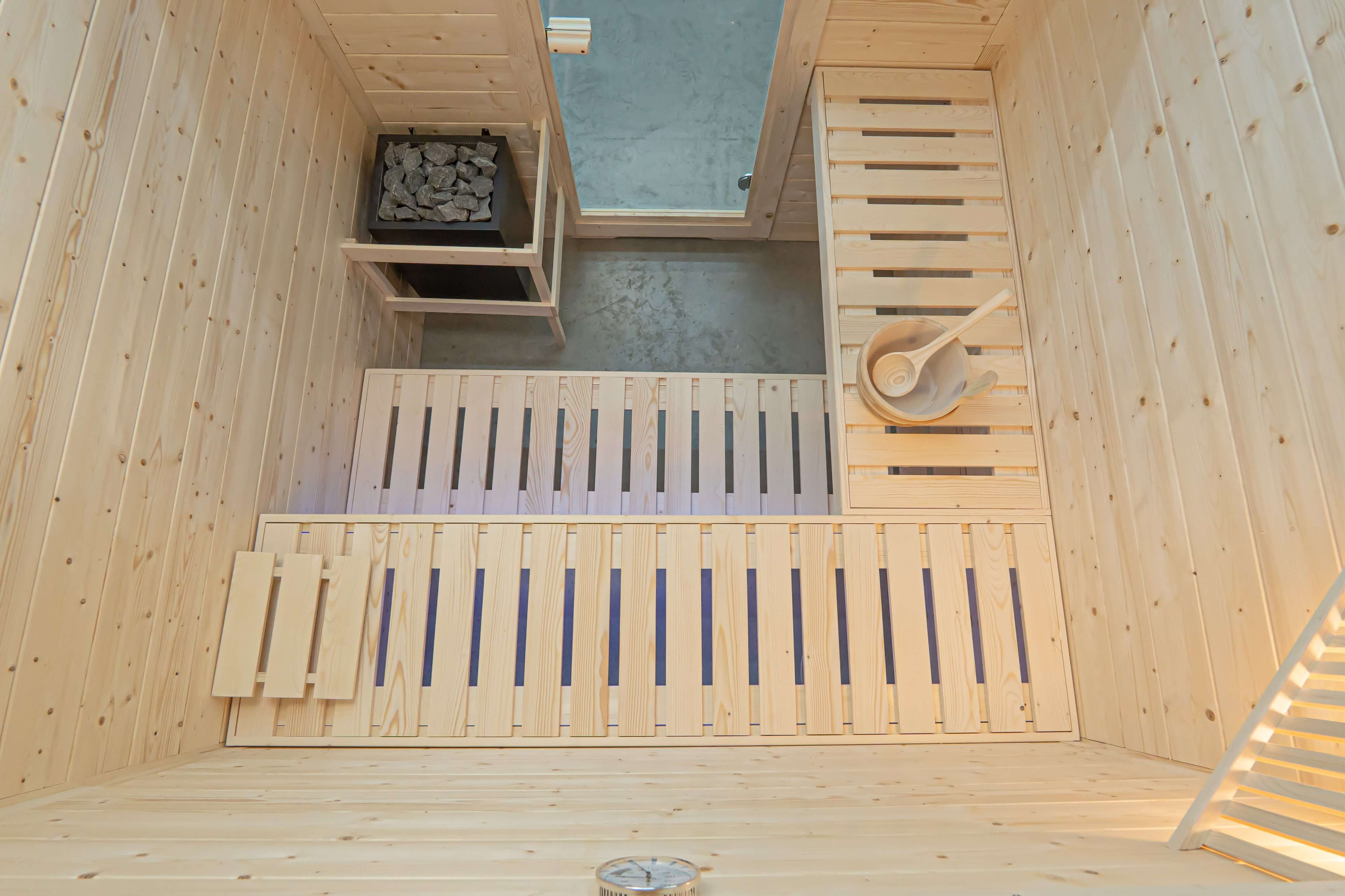 Wolfpine Indoor Sauna — Harvia Collection - Almost Heaven Saunas
