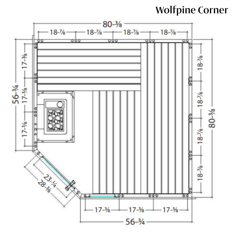 Wolfpine Indoor Sauna — Heritage Collection