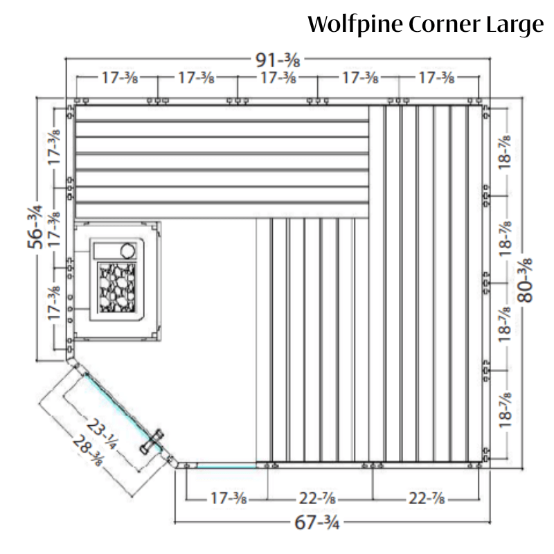 Wolfpine Indoor Sauna — Heritage Collection