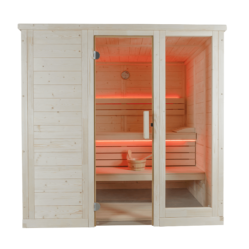 Wolfpine Indoor Sauna — Harvia Collection - Almost Heaven Saunas