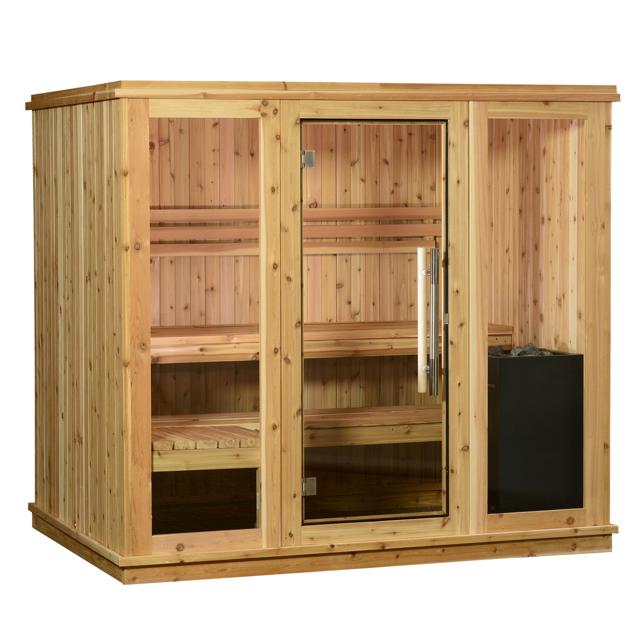 Bridgeport 6 Person Indoor Sauna - Indoor Saunas