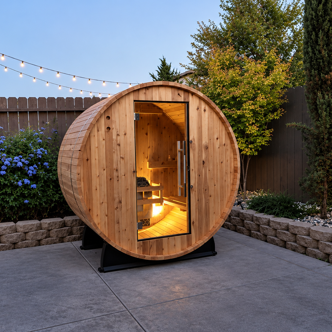Quick Ship Kit - Watoga 2-4 Person Barrel Sauna