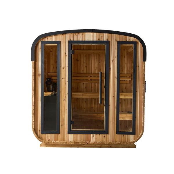 BlackWater 4 Person Cube Sauna - Outdoor Saunas
