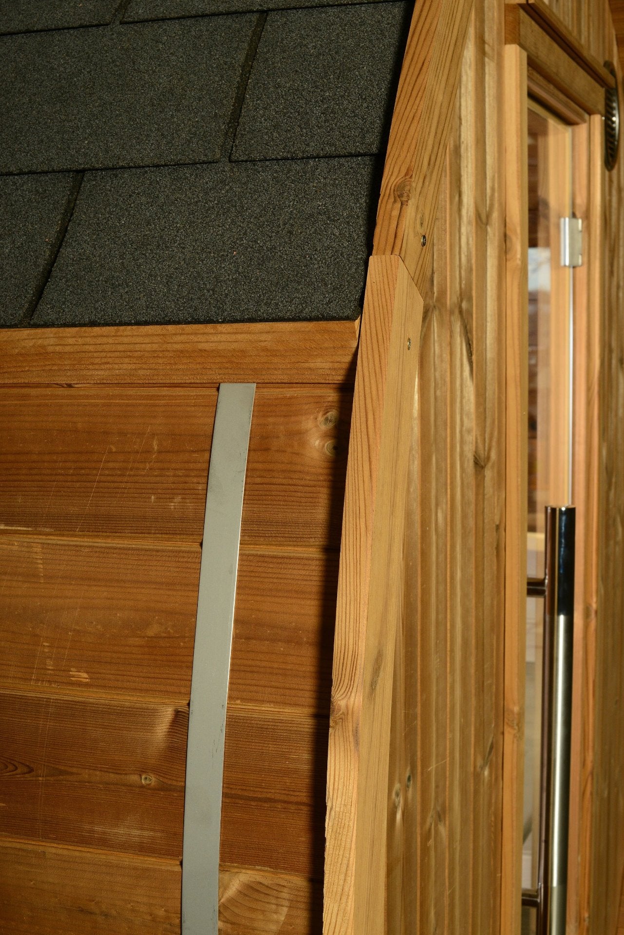 Takoa Half Moon Classic Barrel Sauna — Harvia Collection - Almost