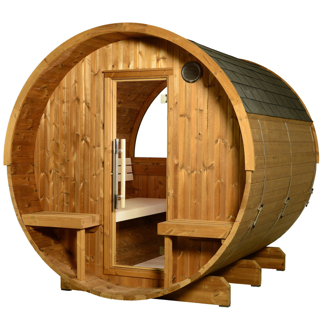 Evander 6 Person Barrel Sauna