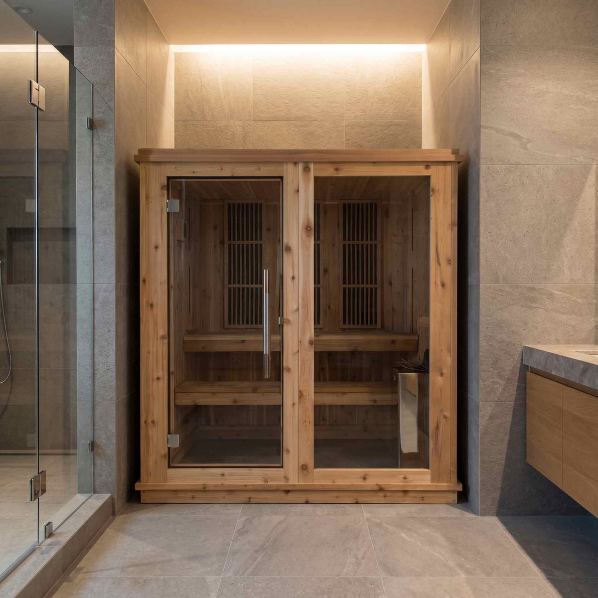 Quick Ship - Grayson 4 Person Indoor Sauna
