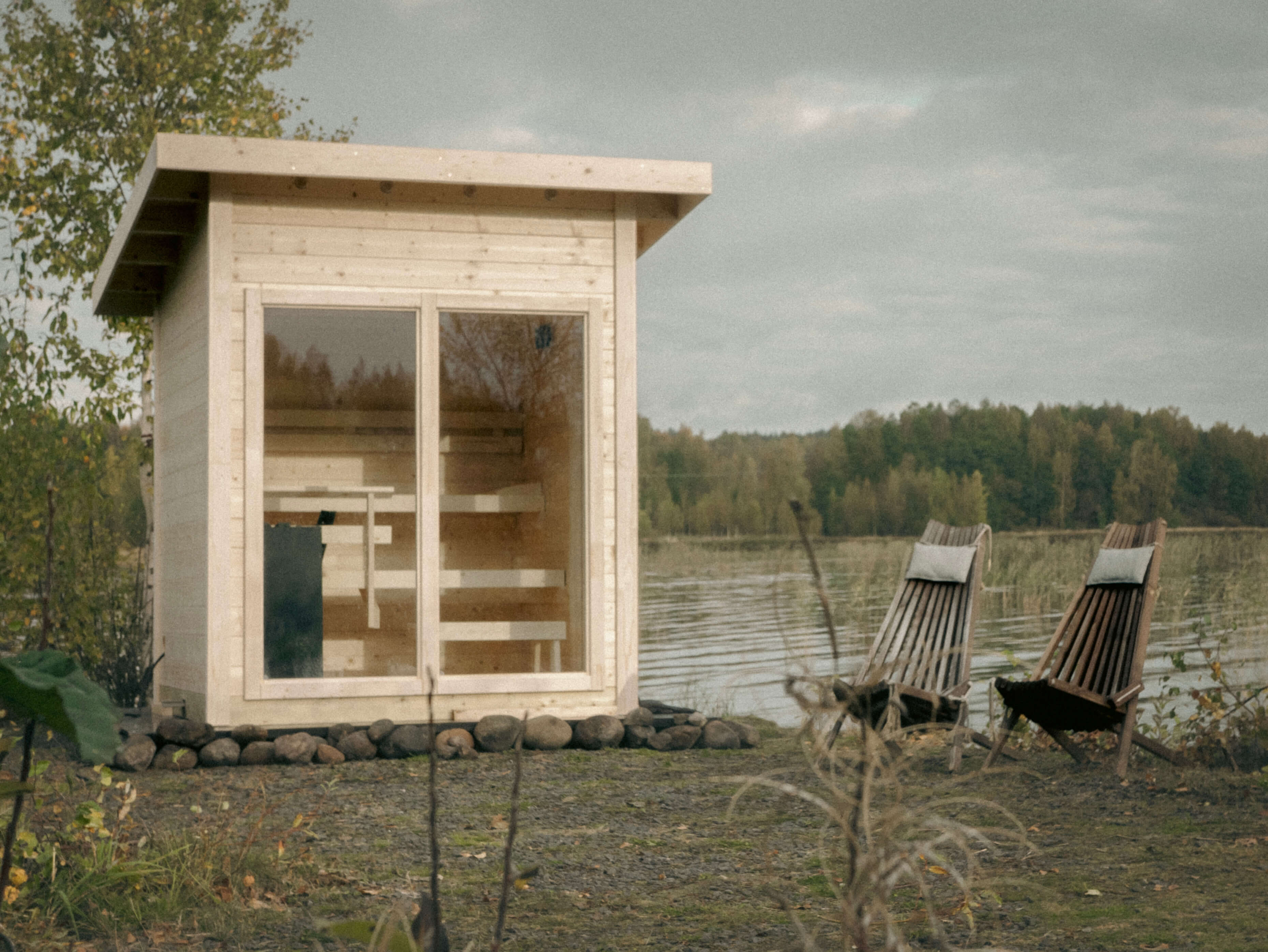 View Outdoor Sauna — Heritage Collection
