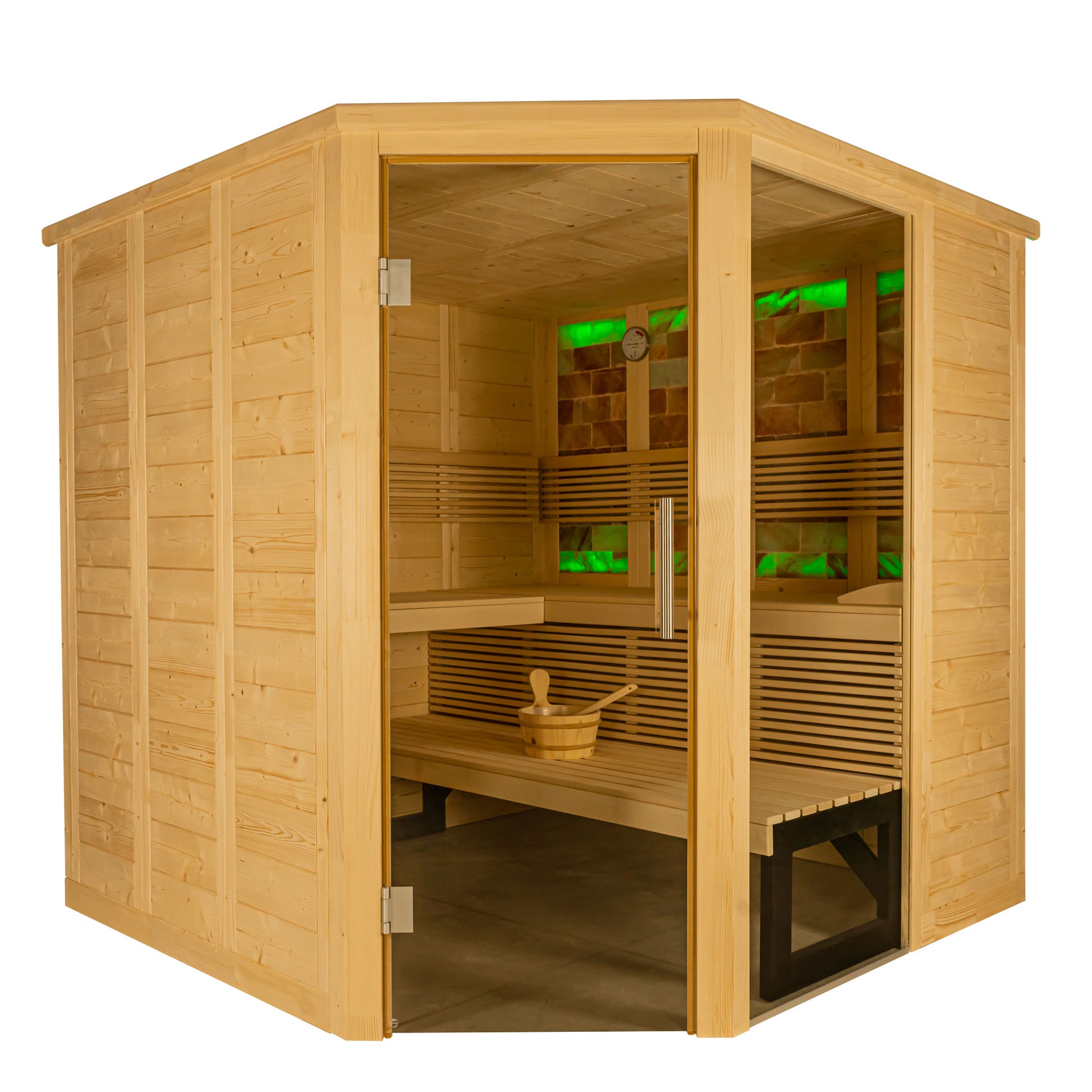 Himalaya Corner 6 Person Indoor Sauna - Indoor Saunas