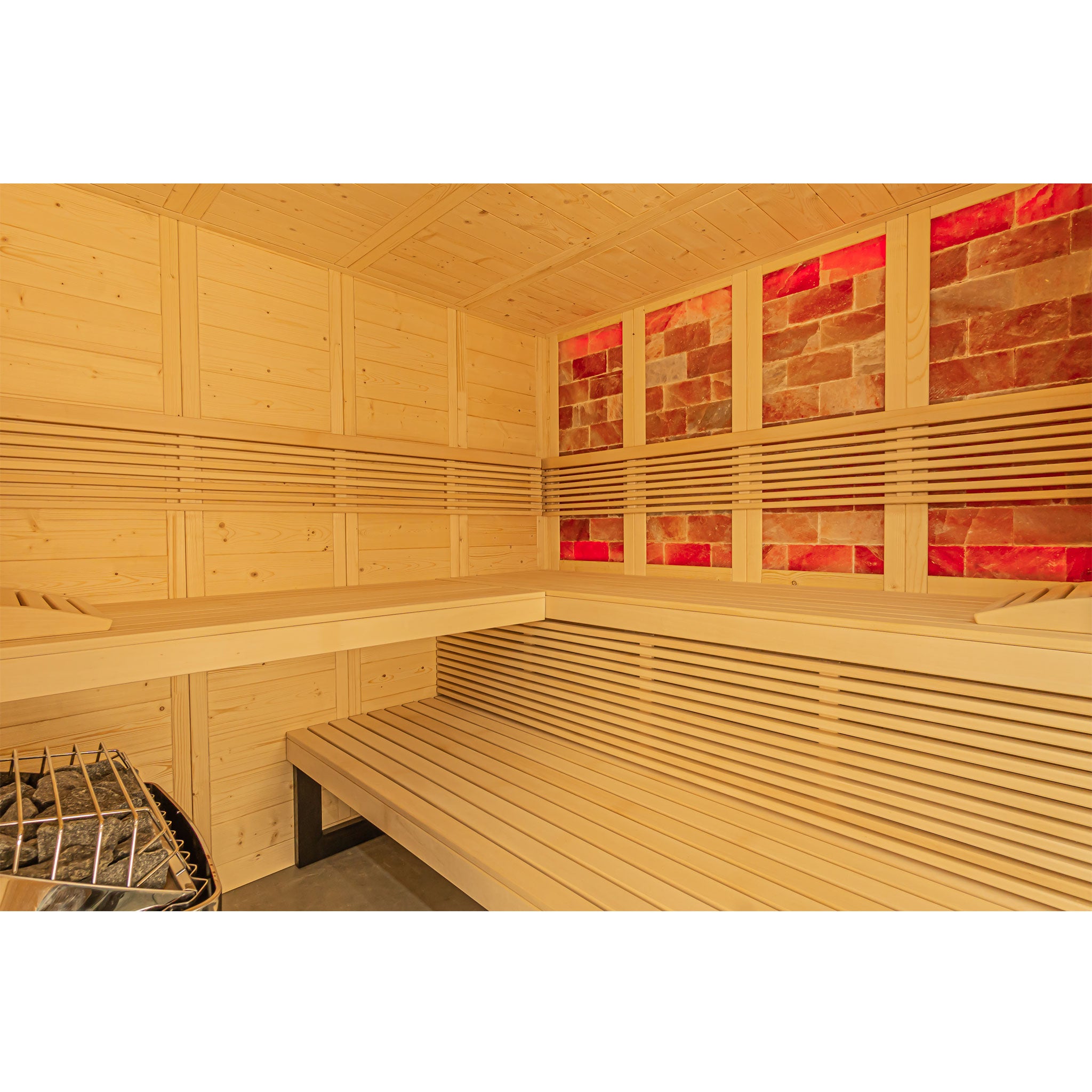 Himalaya Corner 6 Person Indoor Sauna - Indoor Saunas