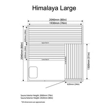 Load image into Gallery viewer, Himalaya 6 Person Indoor Sauna
