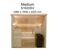 Load image into Gallery viewer, Nordic 4 Person Indoor Sauna
