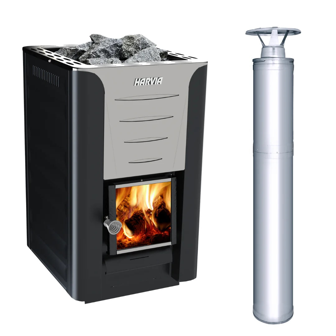 Pro 20 Heater - Pro 20 / Heater + Chimney Kit / Standard - Wood-Burning Heaters