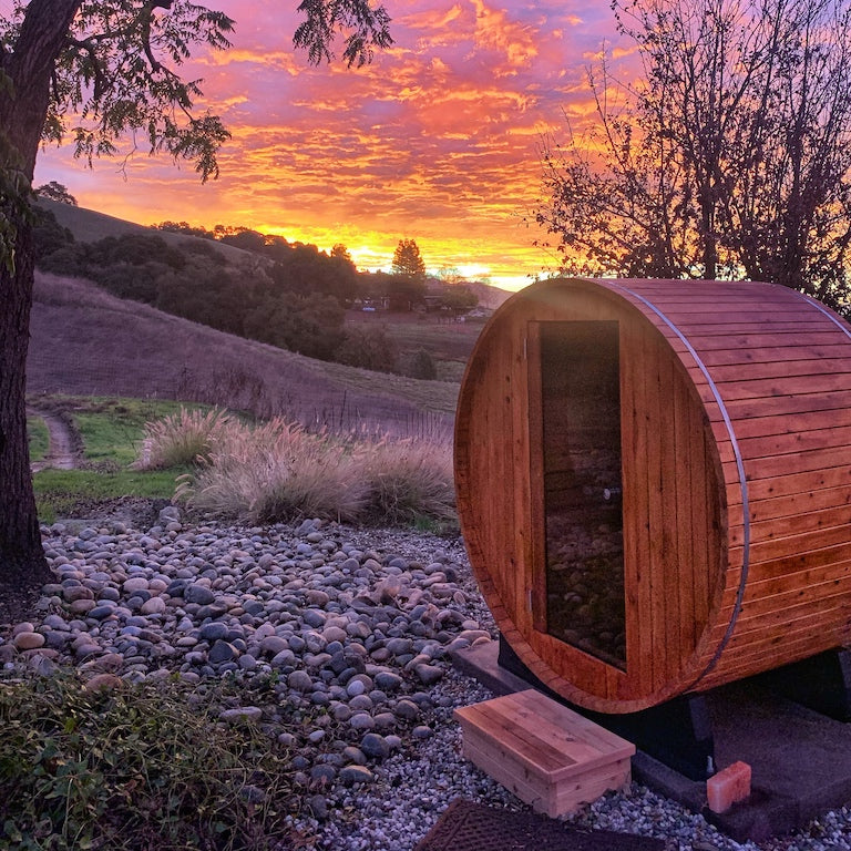Almost Heaven Saunas Salem Barrel Sauna - Thumbnail 3