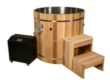 Load image into Gallery viewer, Salem 2-Person Barrel Sauna x Polar Cold Plunge
