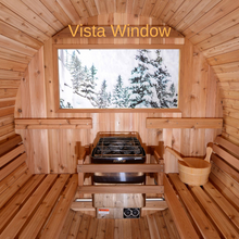 Load image into Gallery viewer, Grandview 4-6 Person Canopy Barrel Sauna
