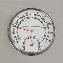 Load image into Gallery viewer, Sauna Thermometer - 4&quot; Chrome
