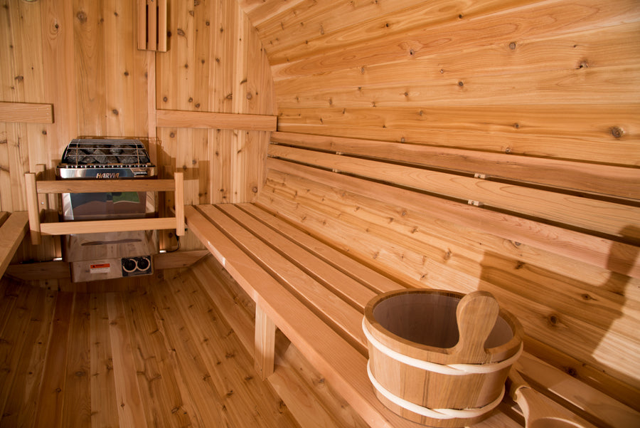 Vienna 2 Person Canopy Barrel Sauna